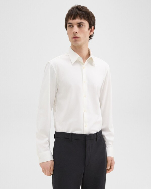 【Theory】Structure Knit Sylvain Shirt A 【Theory】Structure Knit Sylvain Shirt A
