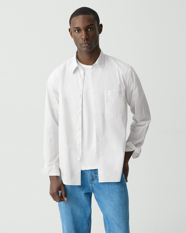 【Theory】一部店舗限定 Weekend Stripe Weekend Shirt 【Theory】一部店舗限定 Weekend Stripe Weekend Shirt