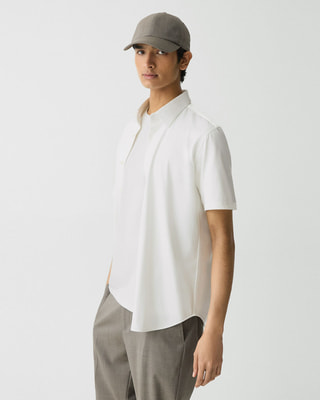 Structure Knit Irving Shirt Shortsleeve | MEN | Theory [セオリー