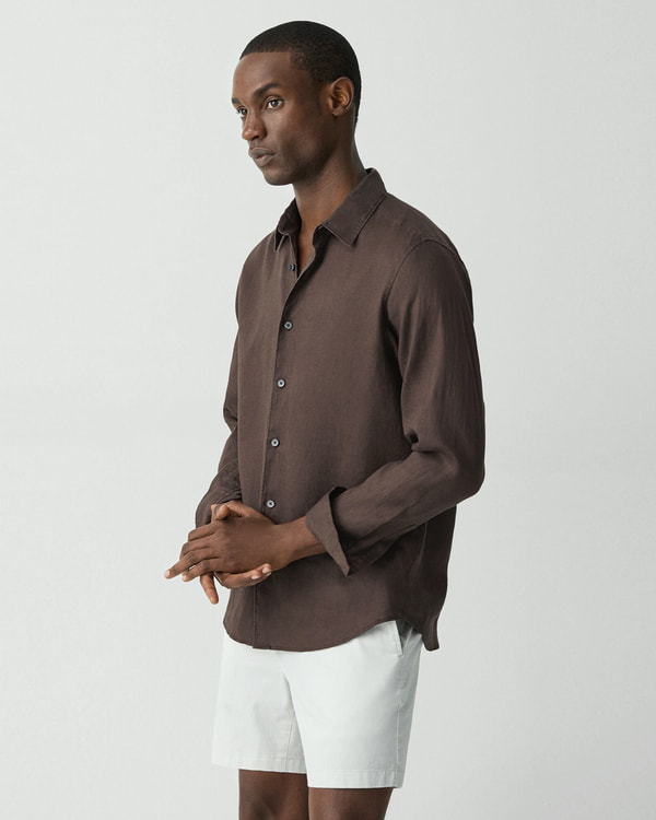 【Theory】Relaxed Linen Irving Shirt A 【Theory】Relaxed Linen Irving Shirt A