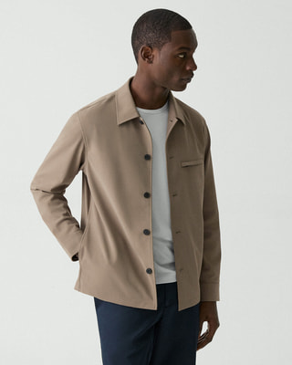 Precision Ponte Overshirt Blouson | MEN | Theory [セオリー