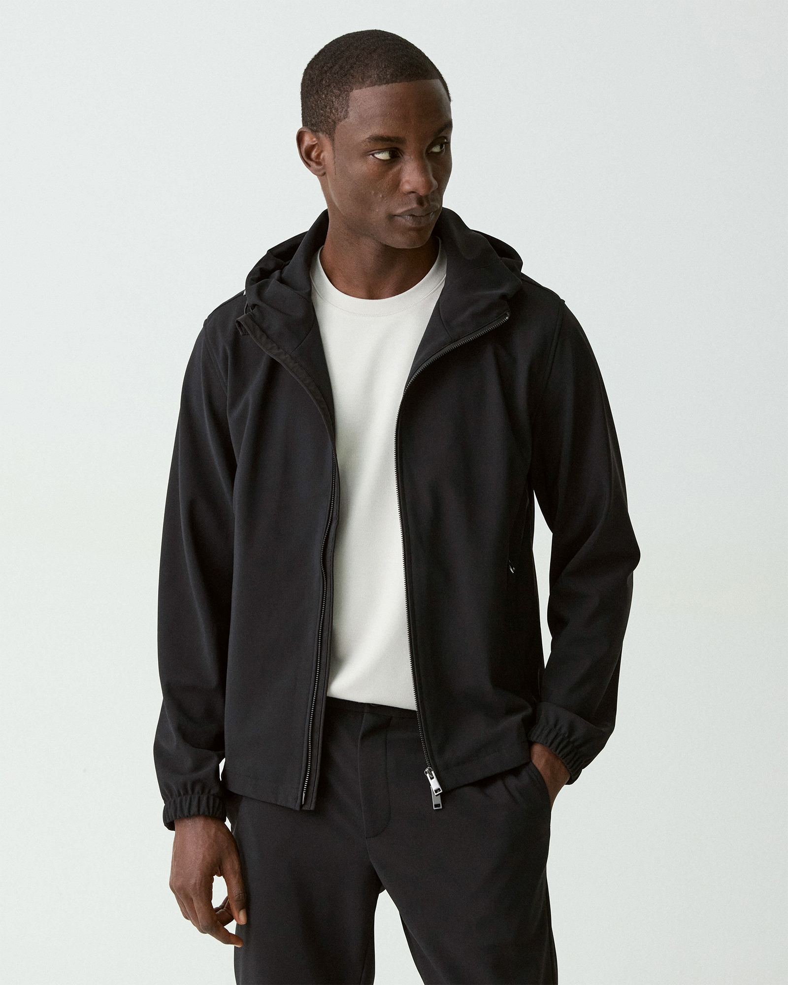 Theory - CROP ZIP ANORAK PRECISION PONTE2 / ジップアップ