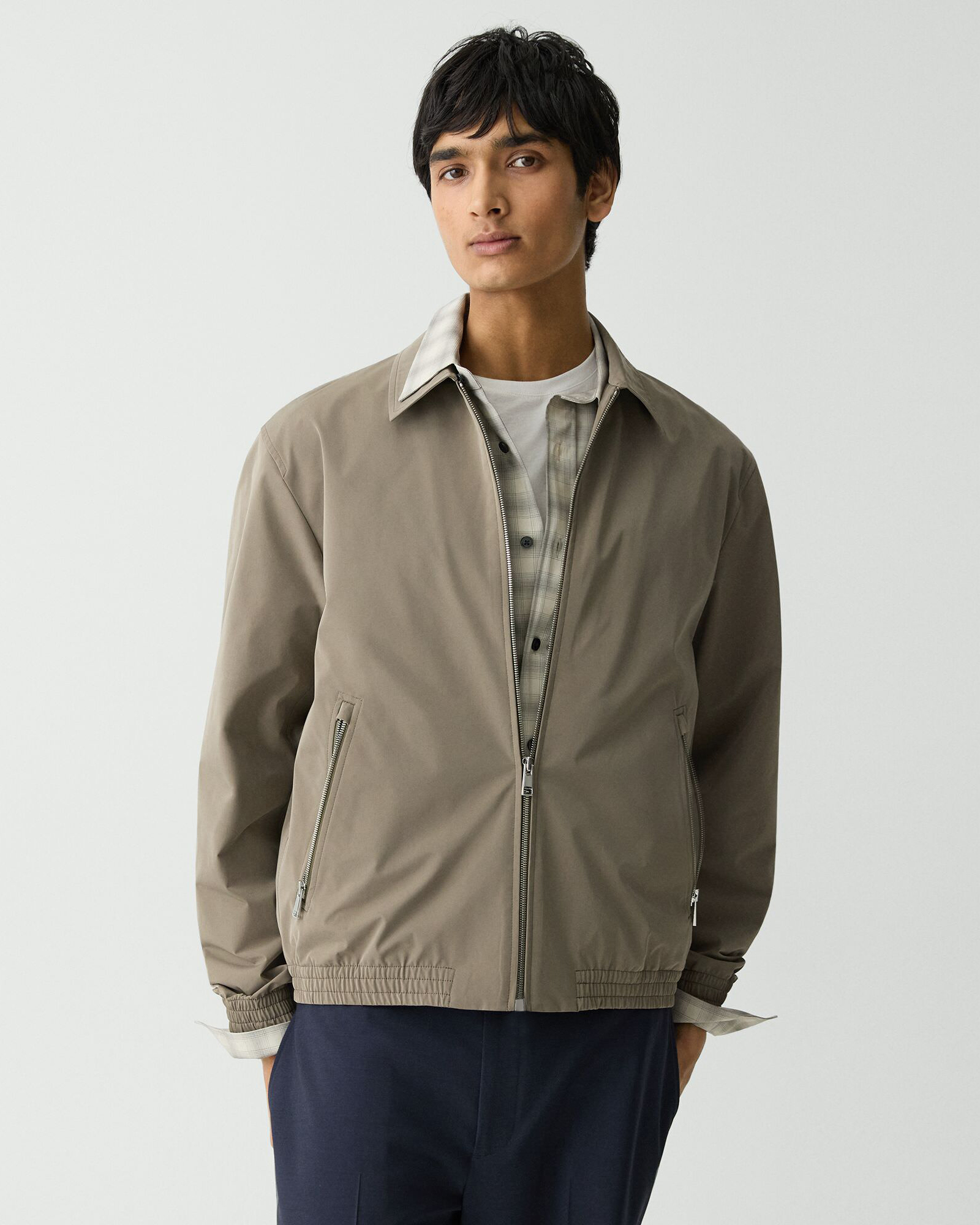 ひろTheory Foundation Twill Zip Blouson Foundation Twill Zip Blouson | MEN | Theory [セオリー] 公式通販サイト