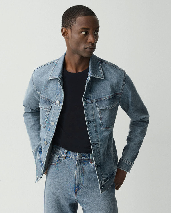 【Theory】一部店舗限定 Beryl Denim City Trucker Blouson 【Theory】一部店舗限定 Beryl Denim City Trucker Blouson