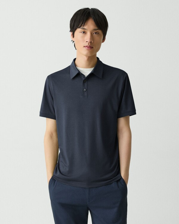 Theory　セオリー ニットポロシャツ(M)[1] 中古・古着通販】theory (セオリー) ニットポロシャツ