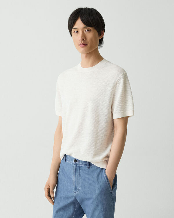 【Theory】Pacific Linen Kolben Crewneck Sweater 【Theory】Pacific Linen Kolben Crewneck Sweater