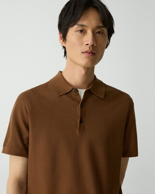 Silk Cotton Polo Sweater | MEN | Theory [セオリー] 公式通販