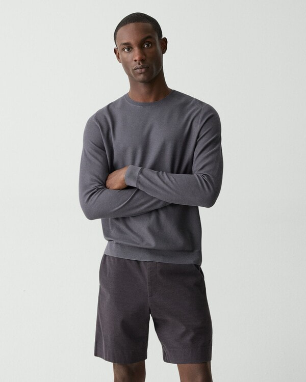 【Theory】一部店舗限定 Silk Cotton Crewneck Sweater 【Theory】一部店舗限定 Silk Cotton Crewneck Sweater