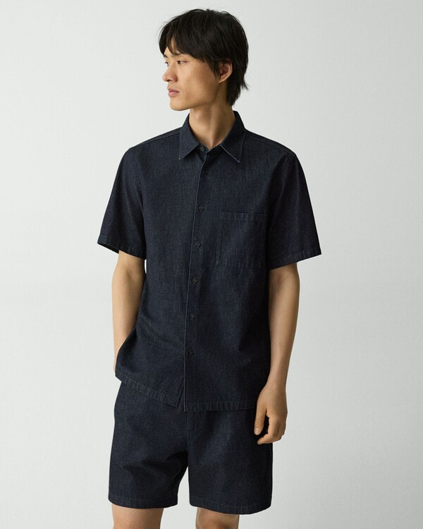 【Theory】《先行販売》 Summer Denim Noll Shirt 【Theory】《先行販売》 Summer Denim Noll Shirt