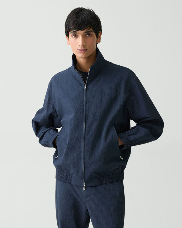 Theory♡クルーネックボンバージャケット 黒 0 MEN ブルゾン | Theory [セオリー] 公式通販サイト