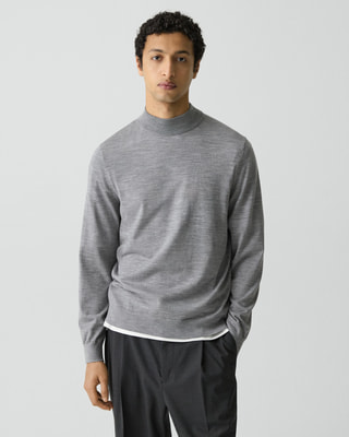 Regal Wool Mock Neck Sweater | MEN | Theory [セオリー] 公式通販サイト
