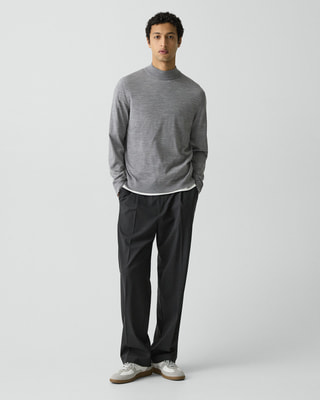 Regal Wool Mock Neck Sweater | MEN | Theory [セオリー] 公式通販サイト