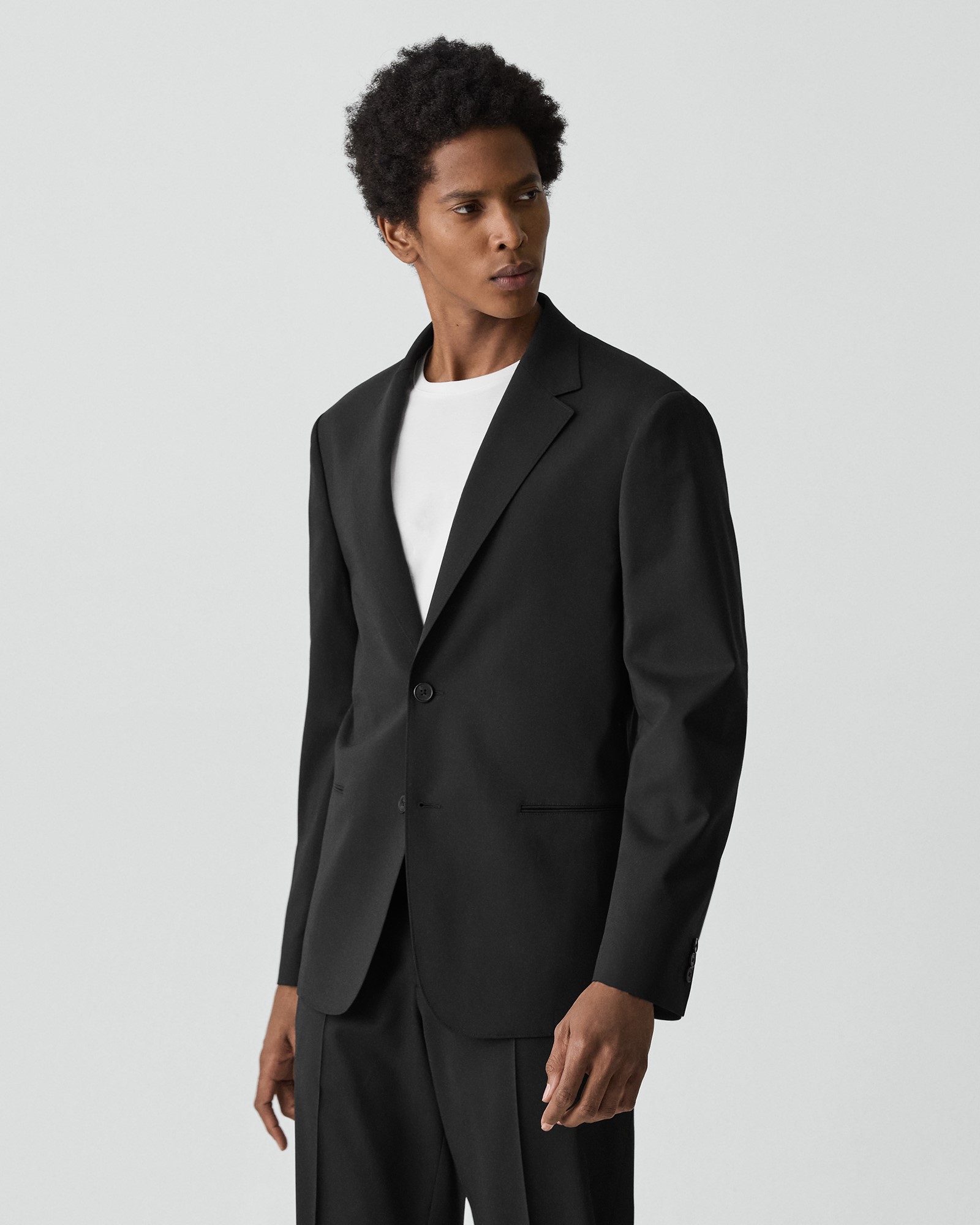 新品✨ Theory 24SS TAILOR CLEAN BLAZER ブラック Motion Wool Clinton Travel Blazer A | MEN | Theory [セオリー