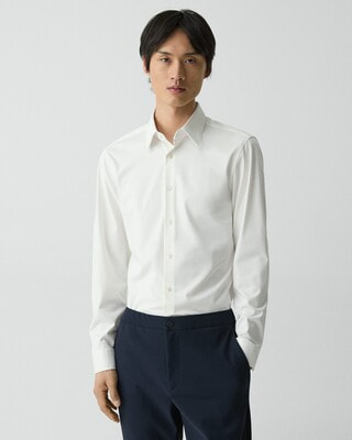 Theory セオリー 絹100％ 長袖ブラウス 襟付き アイボリー 新品未使用 025308000_c000_a002_pm.jpg