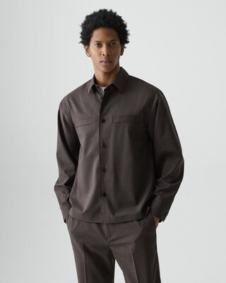 【極美品】HUMAN MADE WOOL OVERSHIRT L 黒グレー Motion Wool Overshirt | MEN | Theory [セオリー] 公式通販サイト