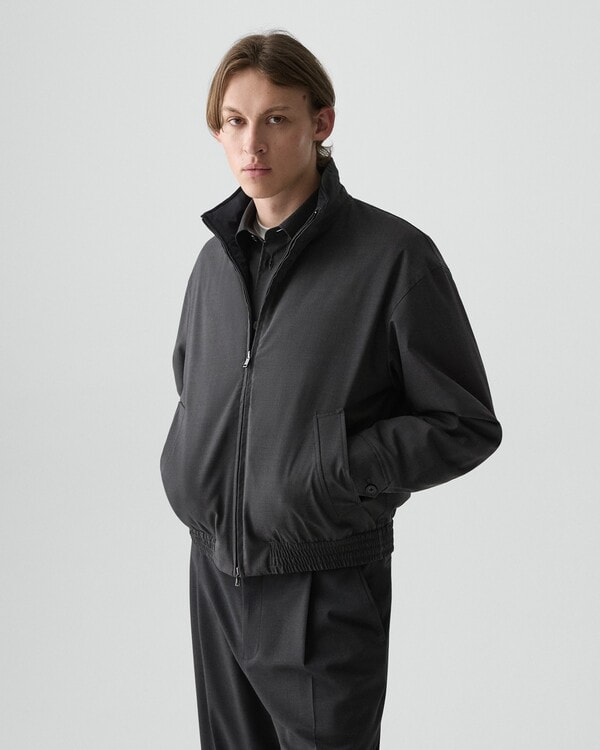 【Theory】Motion Wool Stand Blouson Reversible 【Theory】Motion Wool Stand Blouson Reversible