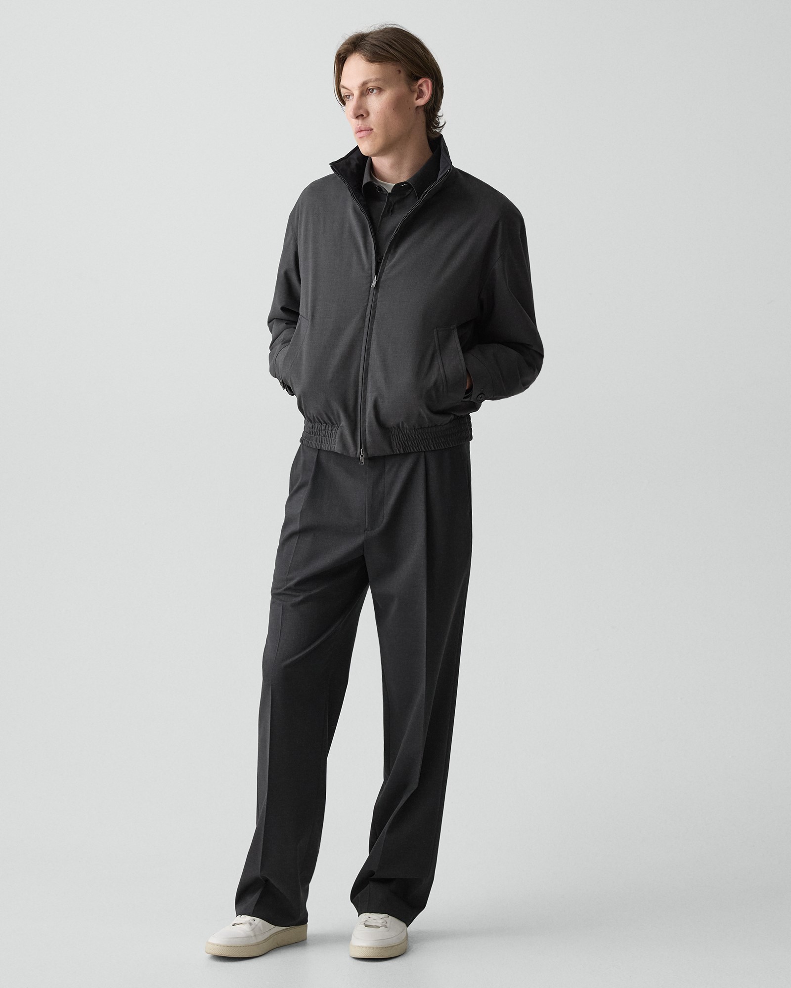 Motion Wool Stand Blouson Reversible | MEN | Theory
