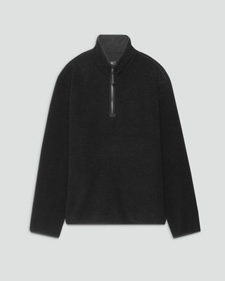 Dynamic Wool Quarterzip Wool Pullover | MEN | Theory [セオリー