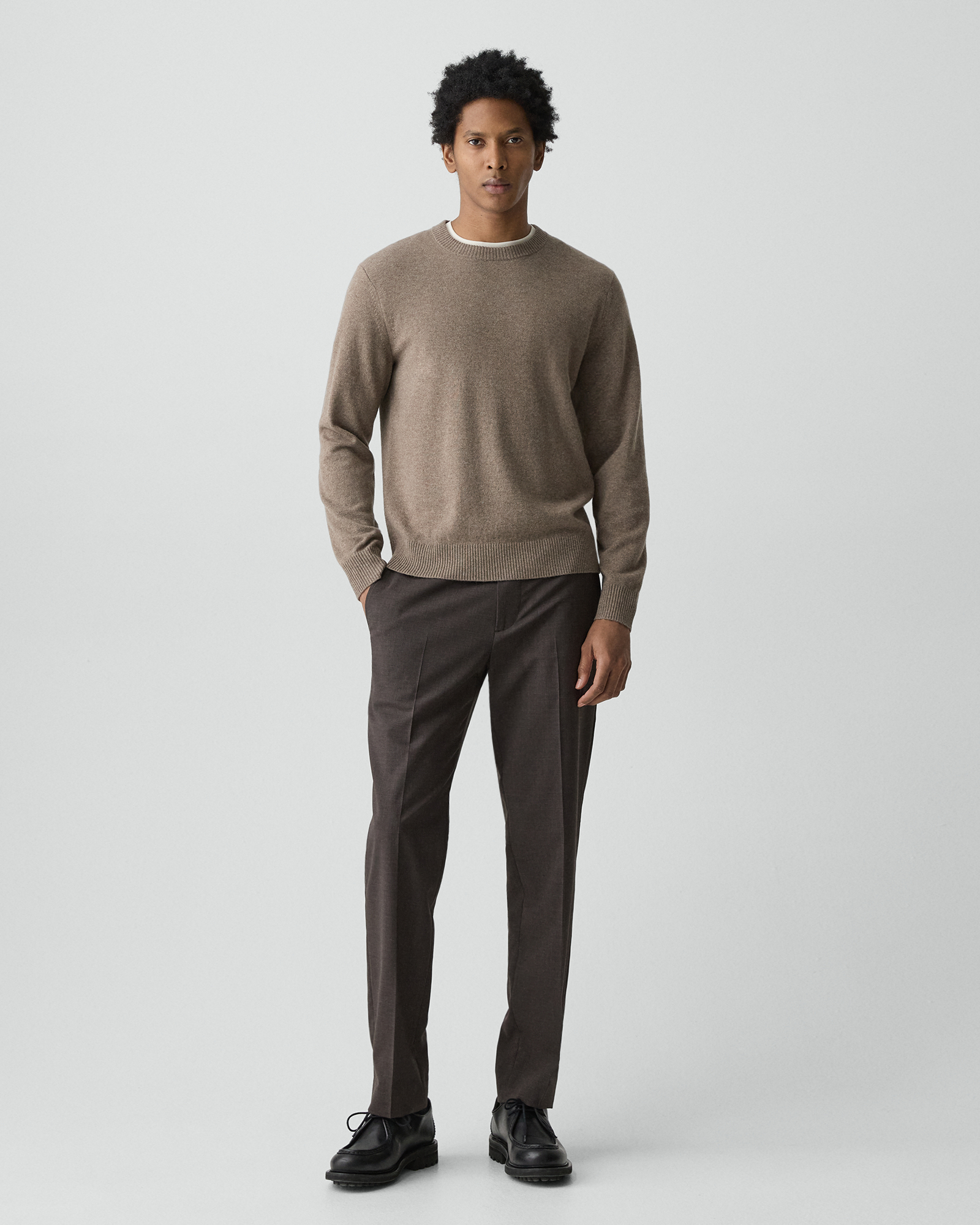 Cashmere 3 Hilles Crew Neck Sweater | MEN | Theory [セオリー] 公式