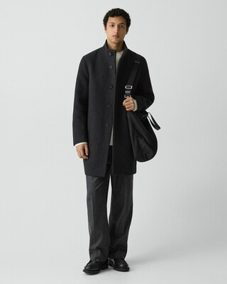 美品✨️Theory BELVIN セオリー カシミヤ スタンドカラーコート Melton Texture Belvin Coat | MEN | Theory [セオリー] 公式通販サイト