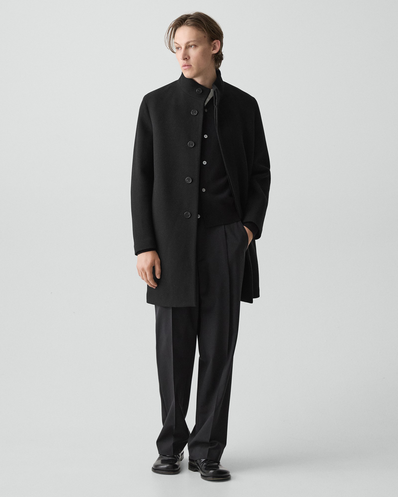 Theory メンズ　VelvinコートMサイズ Melton Texture Belvin Coat | MEN | Theory [セオリー] 公式通販サイト