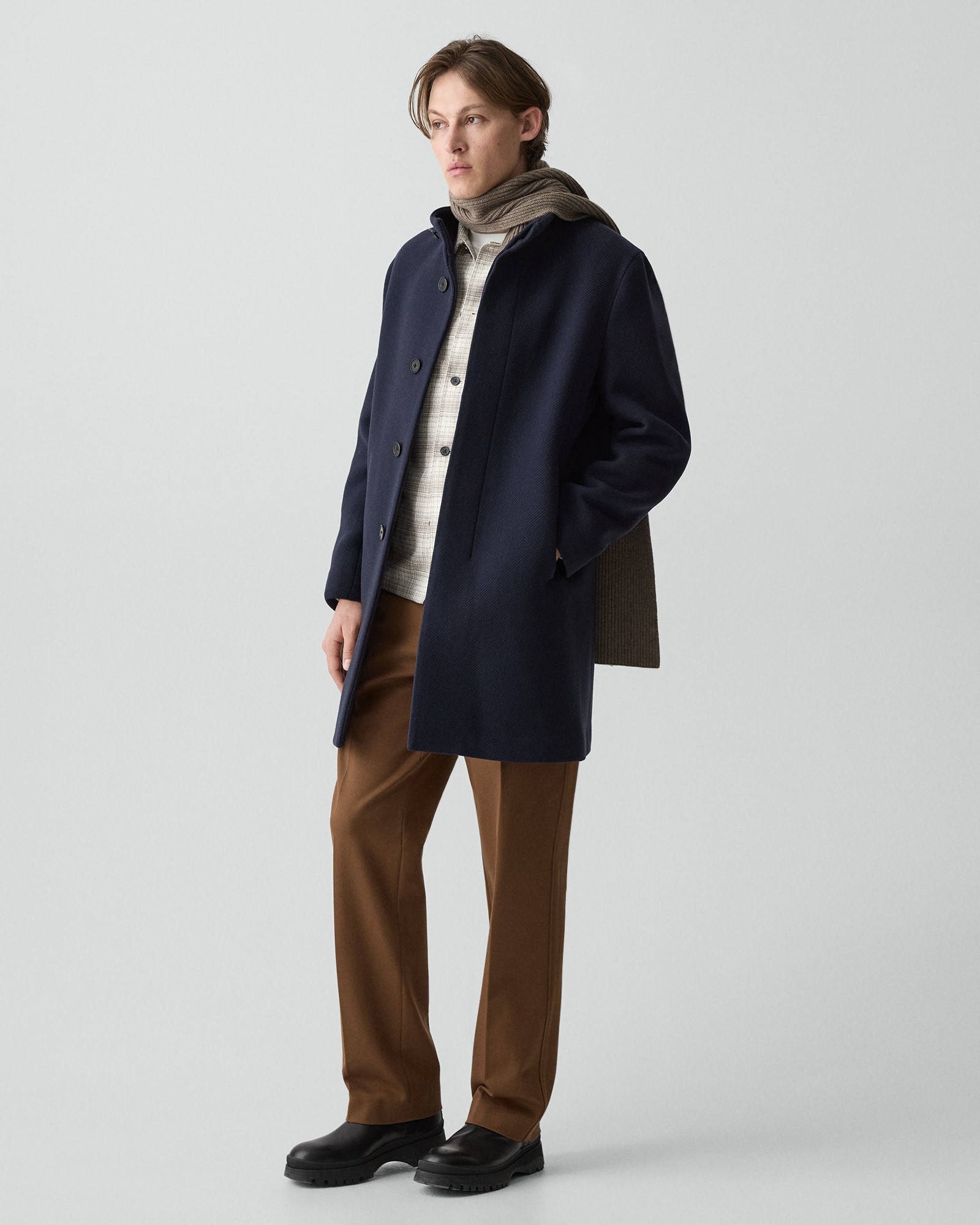 Melton Texture Belvin Coat | MEN | Theory [セオリー] 公式通販サイト