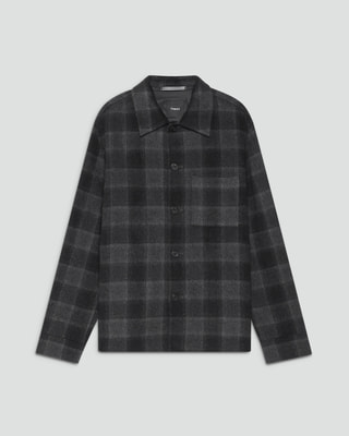 Theor コンボシャツジャケット Luxe New Divide Combo Theory - Luxe New Divide Os Shirt JK DF / オーバーサイズシャツ