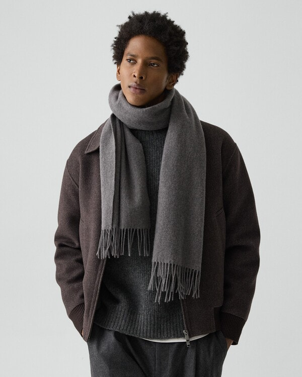 【Theory】Plush Cashmere Cashmere Scarf