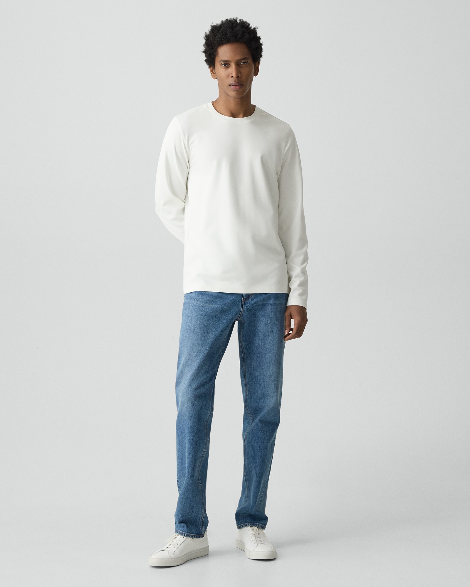 Theory ロングジレ Theory luxe｜ベルト付オープンカラーロングジレ