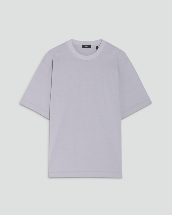 新品theory ロングTシャツ THEORIES GRIDWALKER L/S TEE / BLACK（セオリーズ ロングスリーブT