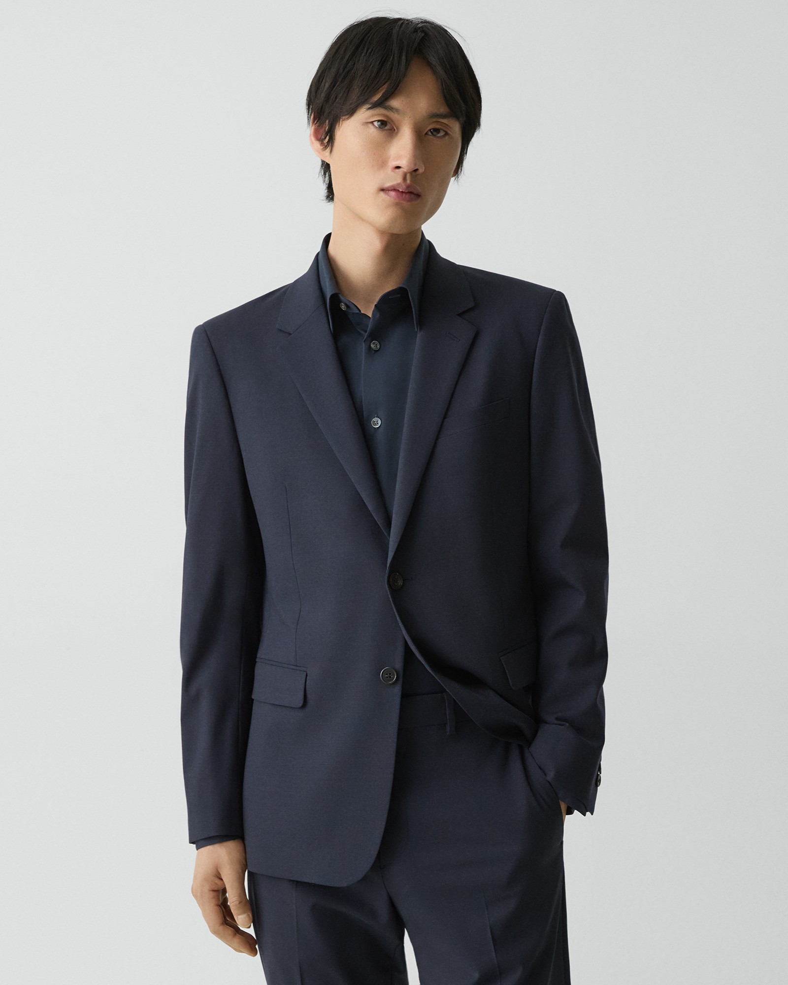 未使用級✨️Theory TAILOR テーラードジャケット 背抜き ネイビー L 中古・古着通販】theory (セオリー) テーラードジャケット 未使用品