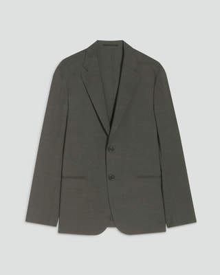 Theory セオリー ダブルジャケット グレー　TRACEABLE.WOOL 中古・古着通販】theory (セオリー) Traceable Wool Etiennette B