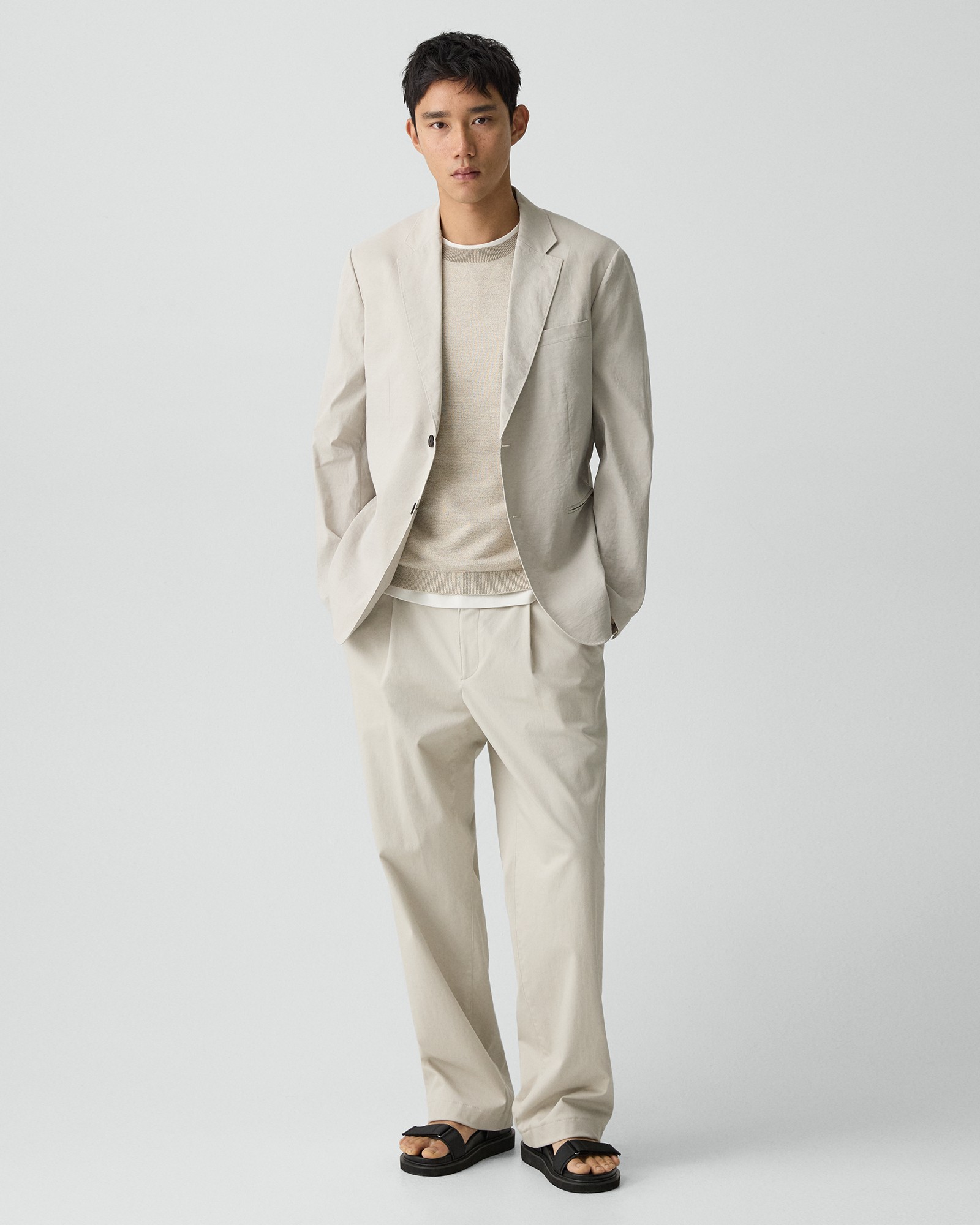 Theory CRUNCH リネン スーツ ストレッチ セットアップ ビジネス セオリー(Theory)公式通販 メンズファッション