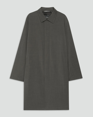 Theory セオリー MOTION WOOL ステンカラーコート M グレー セオリー(Theory)公式通販 メンズファッション