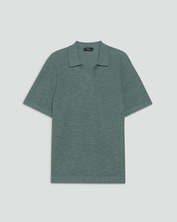 Theory ラウンドヘムポロブラウス 14-2308202 セオリーポロシャツ Theory - Theory ラウンドヘムポロブラウス 14-2308202 セオリー