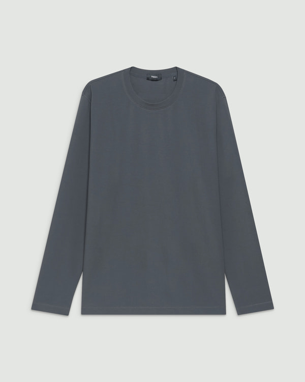 新品　セオリー　Steady Cotton Crew NK Rib カットソー セオリー(Theory)公式通販