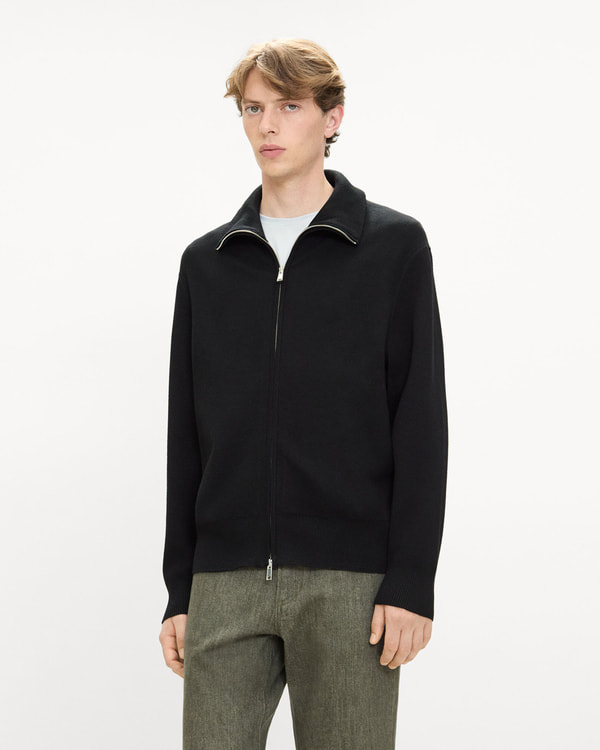 Theory 25SS 新品 ウォッシャブル クロップド丈ジップアップフーディー セオリー(Theory)公式通販