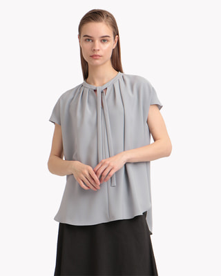 WEB限定カラー有 【theory luxe×】シルクブラウス38サイズM