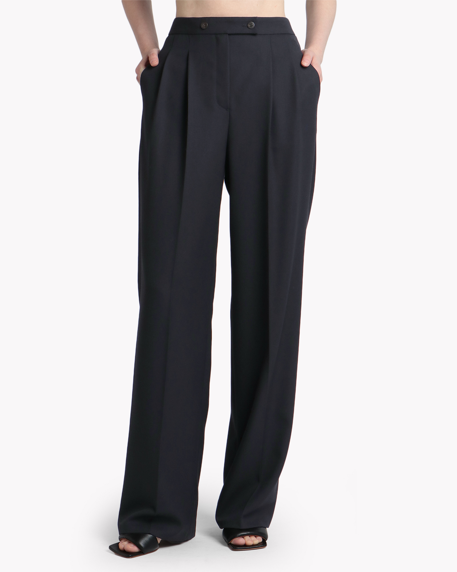theory luxe セオリーリュクス スラックス 36(S位) オフホワイト