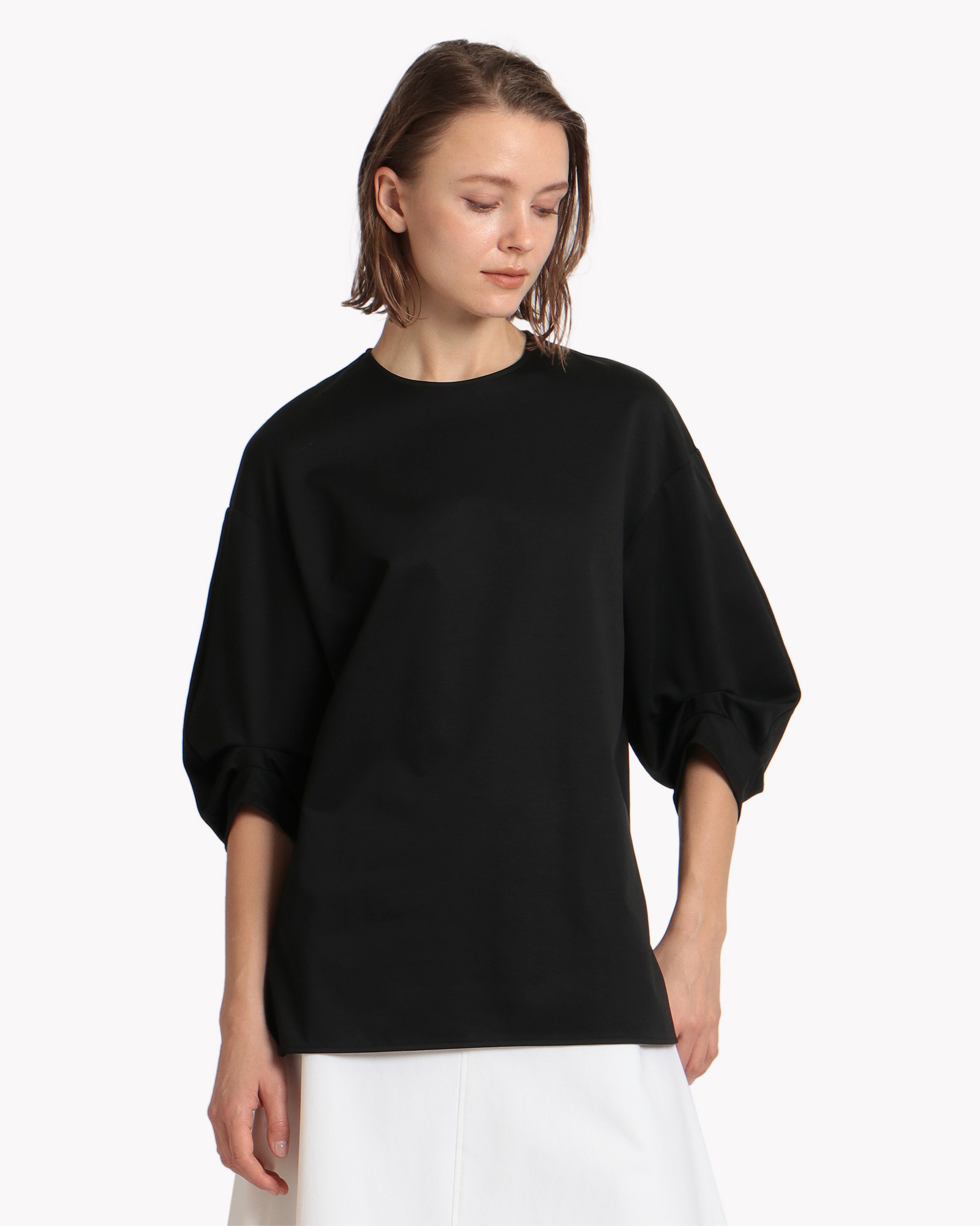 ｽﾓｰﾙ】Cotton Interlock Ellon str | Theory luxe[セオリーリュクス 