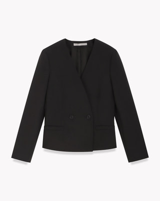 美品)theory luxe 23SS Cosimo セットアップ 紺 40｜ファッション