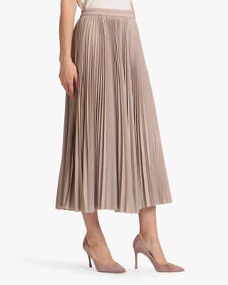 ｽﾓｰﾙ】Refined Pleats 2 Pilil Skirt str | Theory luxe
