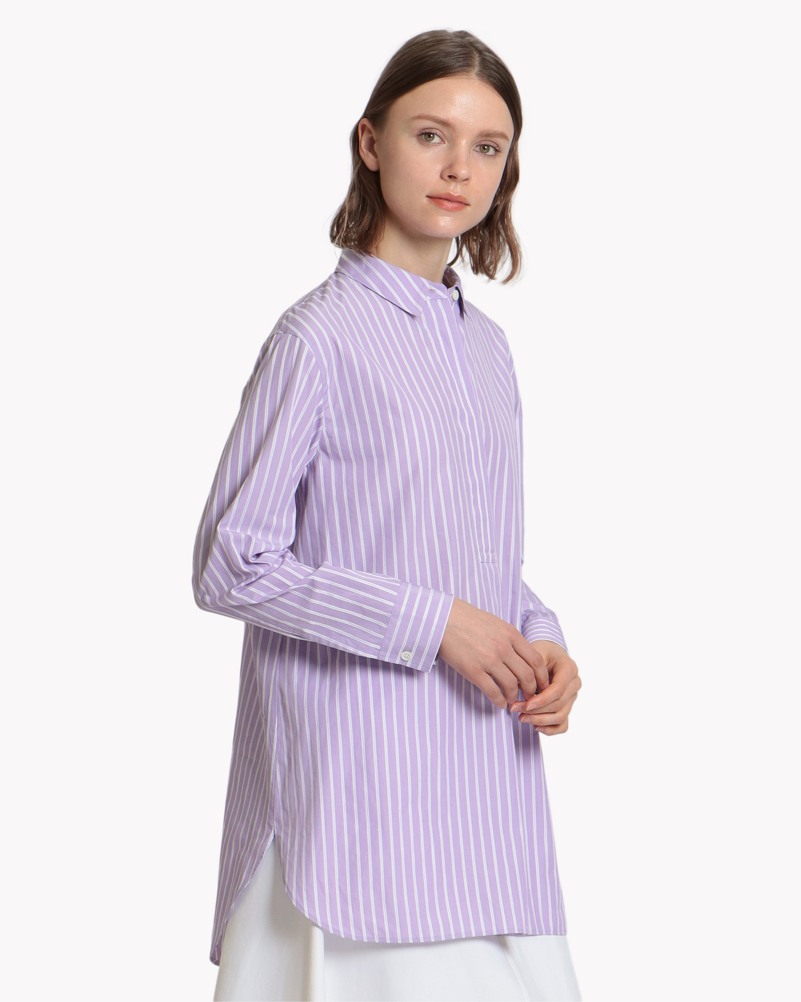 Striped Cotton Poplin Joris | Theory luxe[セオリーリュクス]公式 