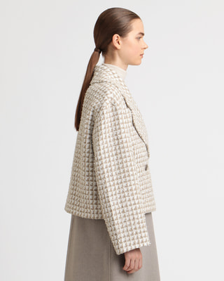 美品】セオリーリュクス REINA STONE TWEED ジャケット 40