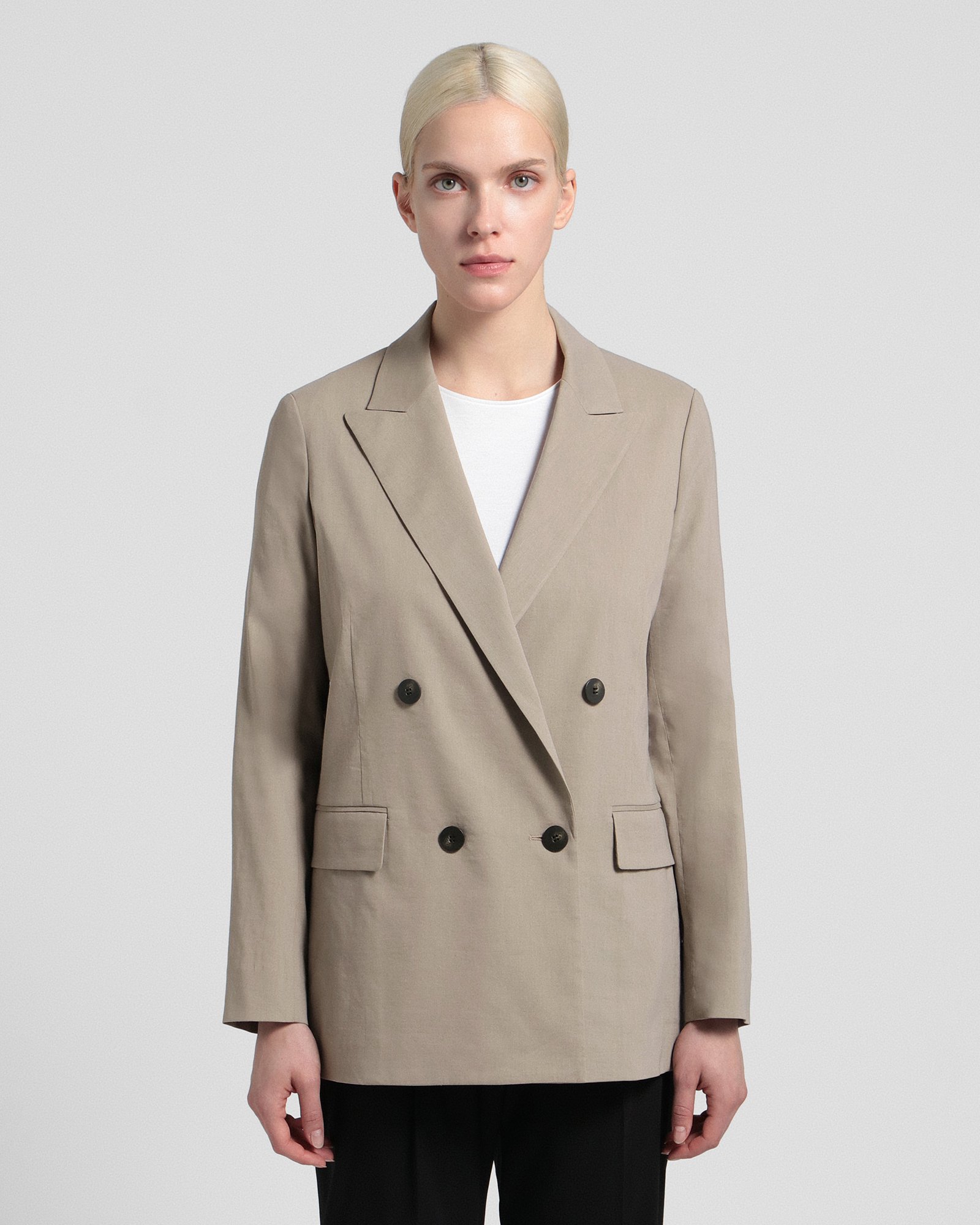 未使用セオリーリュクス ジャケットCrisp Linen Katia 40