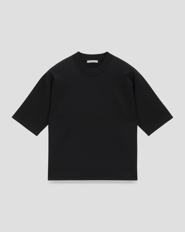 極美品 セオリーリュクス SAXONY SOFT CAIN 長袖ウールシャツ 黒 theory luxe(セオリーリュクス) 22AWExecutive Donna 3ノー