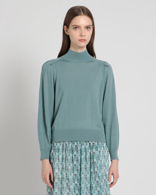 新品　セオリーリュクス　スキッパー襟　ロングスリーブシャツ　IVY ピンク　42 新品 セオリーリュクス スキッパー襟 ロングスリーブシャツ IVY