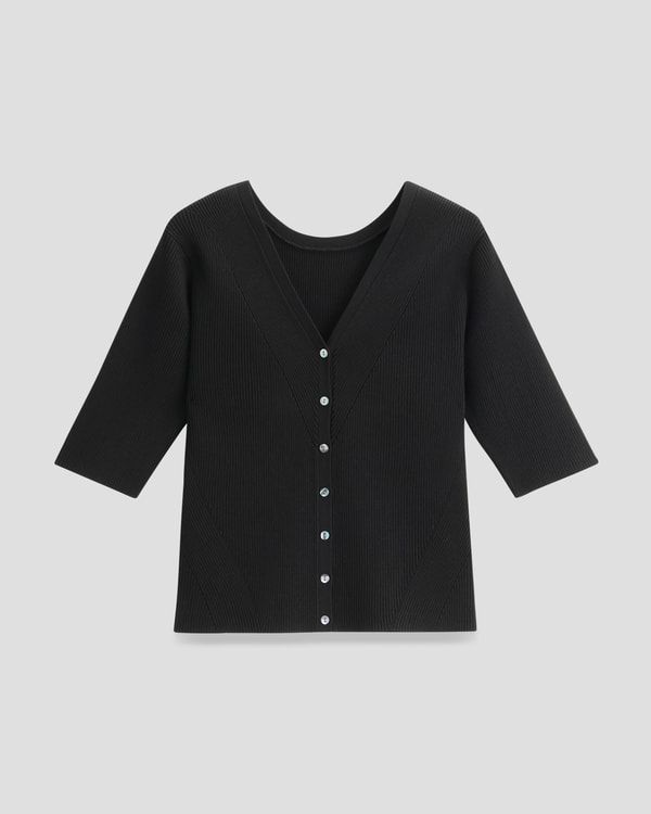 新作 セオリー リュクス Theory Luxe カーディガン 黒