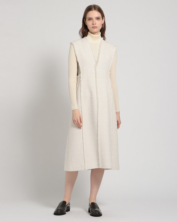 【Theory】一部店舗限定 Greta Tweed Ruffa 【Theory】一部店舗限定 Greta Tweed Ruffa
