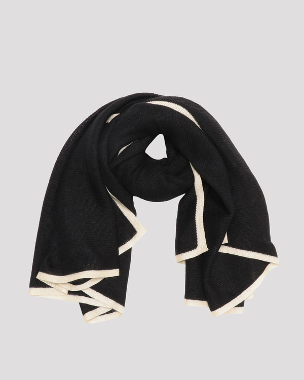 【Theory】オンライン限定 Asauce Meler Trimming Knit Scarf 【Theory】オンライン限定 Asauce Meler Trimming Knit Scarf